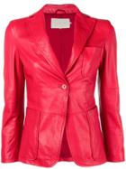 L'autre Chose Fitted Blazer - Red