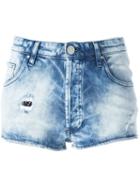 Don T Cry Eleonore Denim Shorts, Women's, Size: 29, Blue, Cotton/spandex/elastane