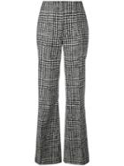 Carolina Herrera High-waisted Houndstooth Trousers - Black