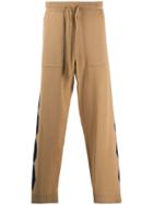 Pringle Of Scotland Argyle Knit Track Pants - Neutrals