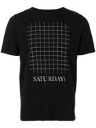 Saturdays Nyc Grid T-shirt - Black