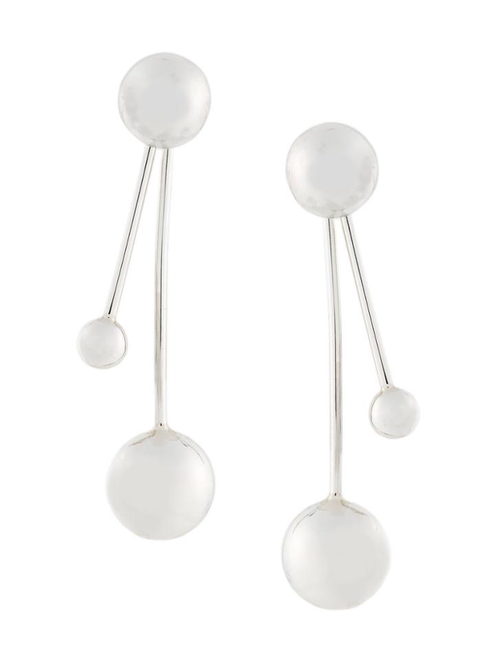 Pamela Love Satellite Double Strand Earrings - Metallic