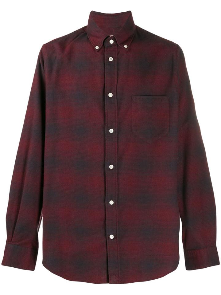 Bellerose Mire Checked Shirt - Red