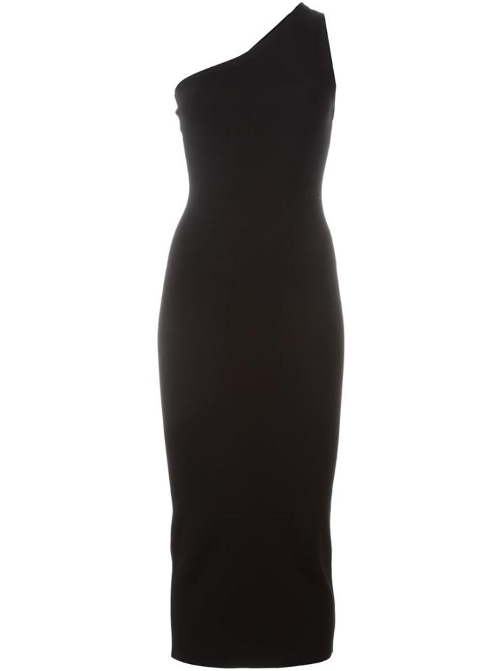 Theory Asymmetric Sleeve Fitted Dress