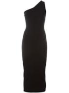 Theory Asymmetric Sleeve Fitted Dress