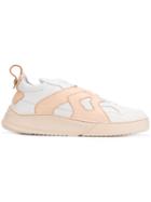 Filling Pieces Contrast Panel Sneakers - White