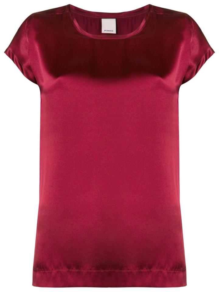 Pinko Farisa Short Sleeve T-shirt - Red