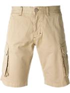 Sun 68 Military Cargo Shorts, Men's, Size: 36, Nude/neutrals, Cotton/spandex/elastane