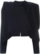 Comme Des Garçons Vintage Bolero Cape Jacket - Blue