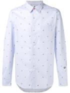 Ps By Paul Smith Watermelons Shirt, Men's, Size: Xxl, Blue, Cotton