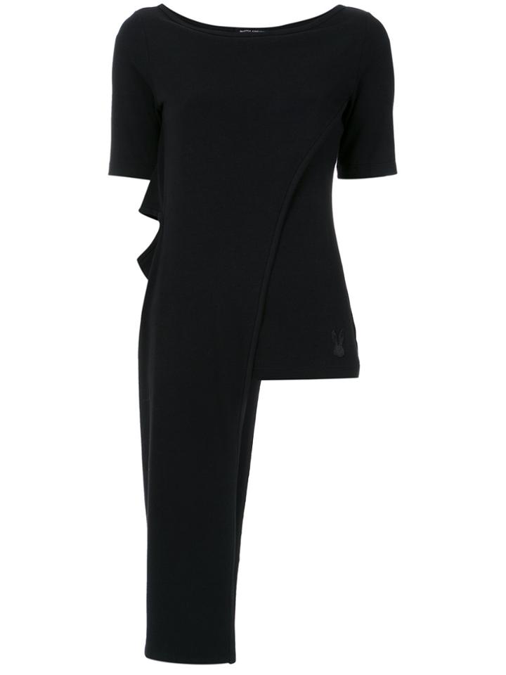 Gloria Coelho Shawl T-shirt - Black