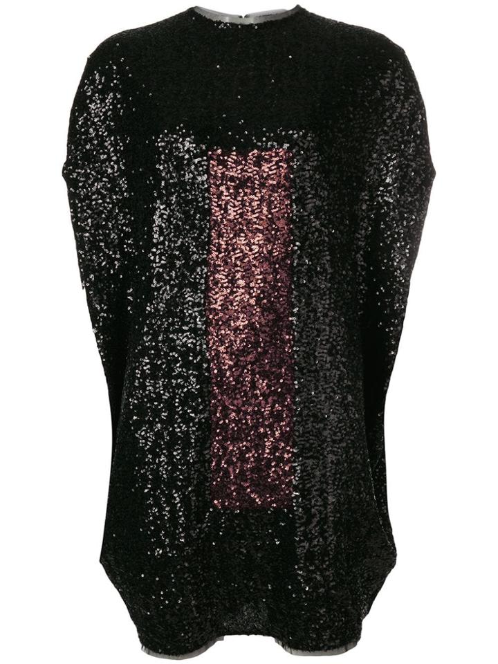Gianluca Capannolo Embellished Sweater Dress - Black