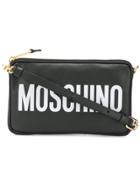 Moschino Logo Cross Body Bag - Black