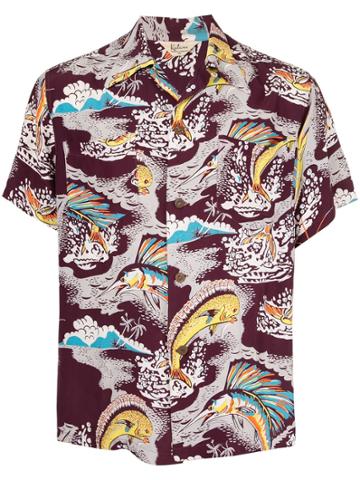 Fake Alpha Vintage Hawaiian Print Shirt - Multicolour