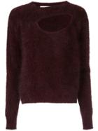 Christopher Esber Asymmetric Cut Out Sweater - Red