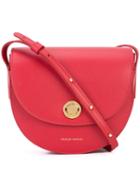 Mansur Gavriel Mini Saddle Bag - Red
