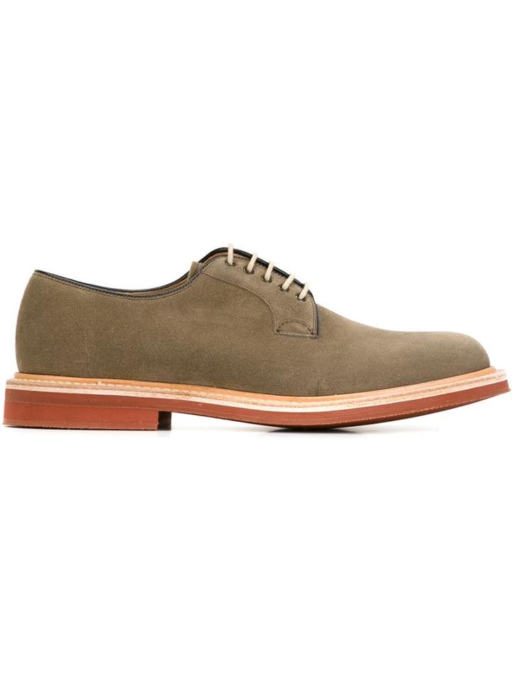 Church S Fulbeck Lace-up Shoes, Men's, Size: 42.5, Green, Calf Leather/rubber