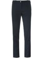 Michael Michael Kors Slim Fit Trousers, Women's, Size: 8, Blue, Cotton/spandex/elastane