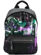 Lanvin Printed Backpack - Black