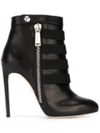 Dsquared2 Strapped Stiletto Heel Boots