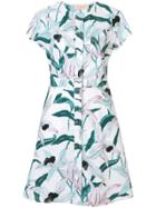 Tory Burch Floral Flare Dress - Multicolour