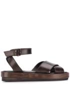 Moma Criss-cross Sandal - Brown