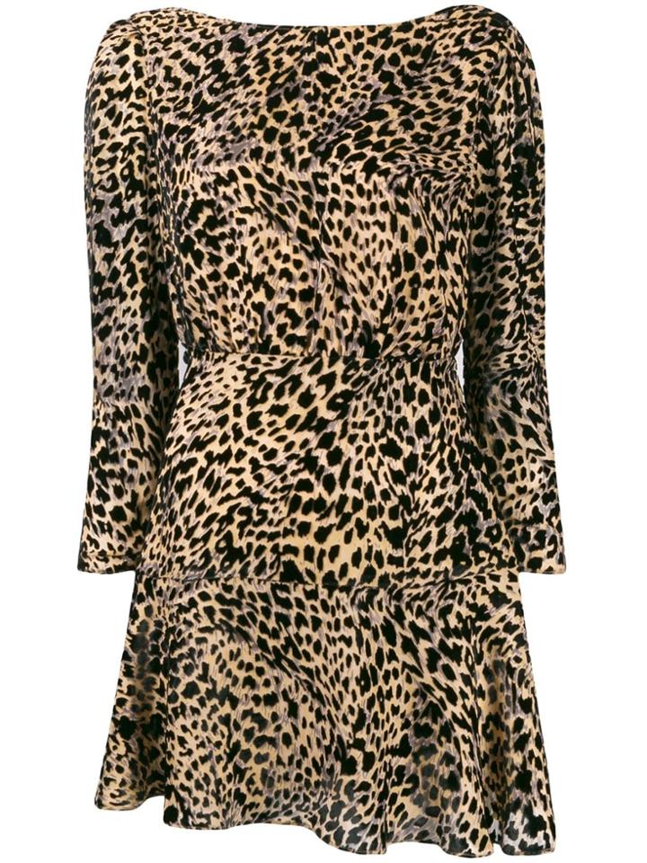 Rixo Leopard Print Dress - Neutrals
