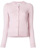 Barrie Buttoned Cardigan - Pink & Purple