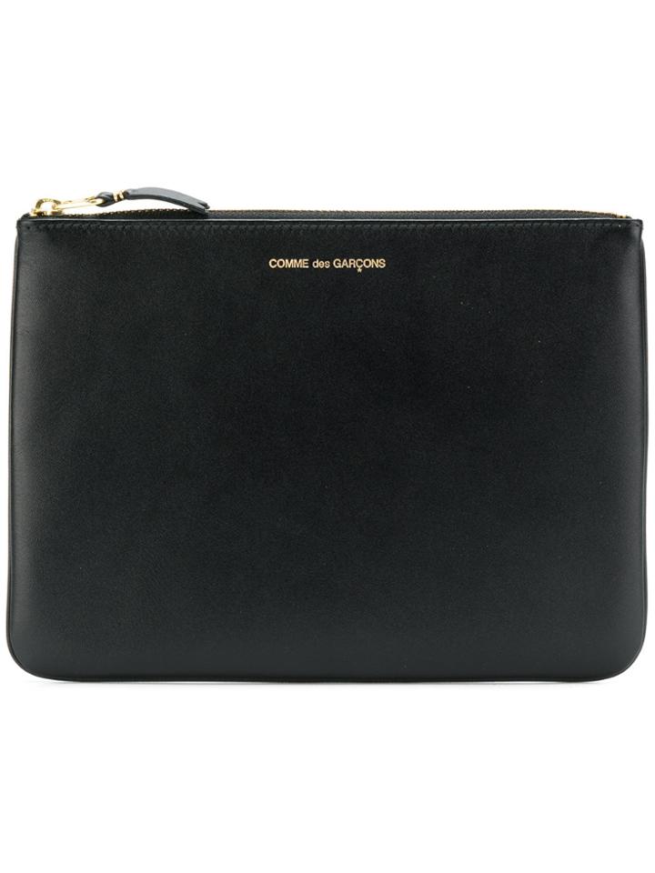 Comme Des Garçons Wallet Zipped Pouch - Black