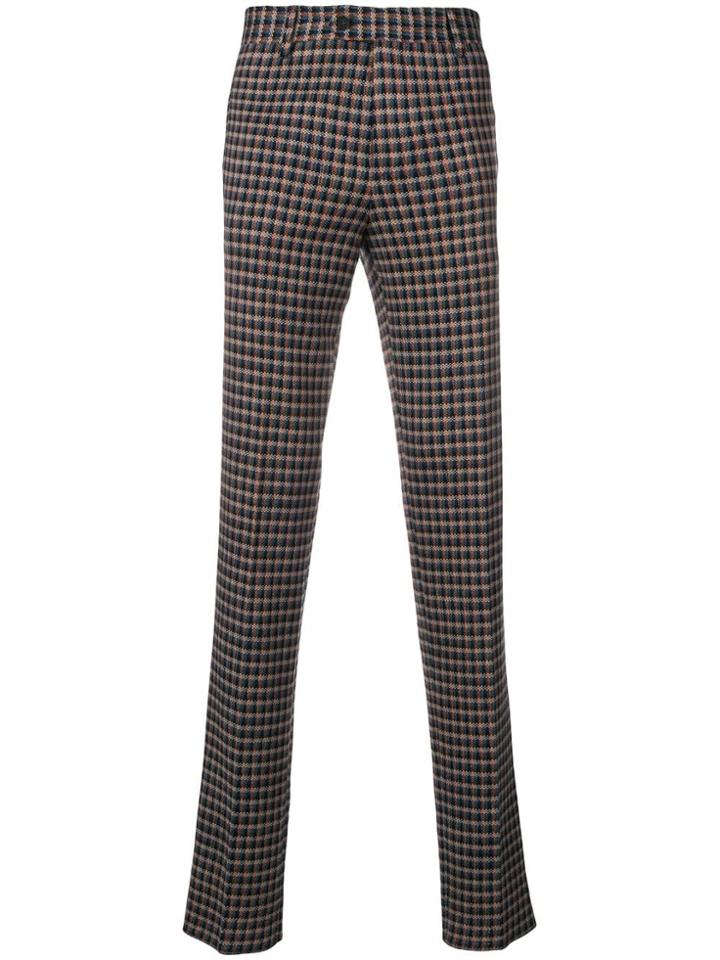 Missoni Checked Trousers - Blue