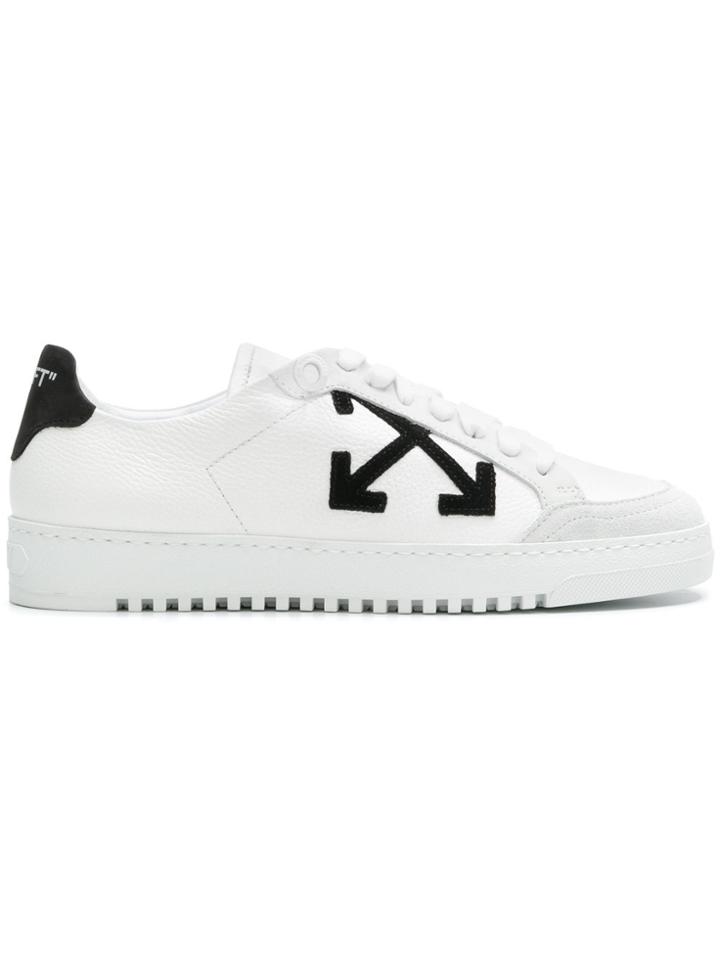 Off-white Appliqué Logo Low Top Sneakers