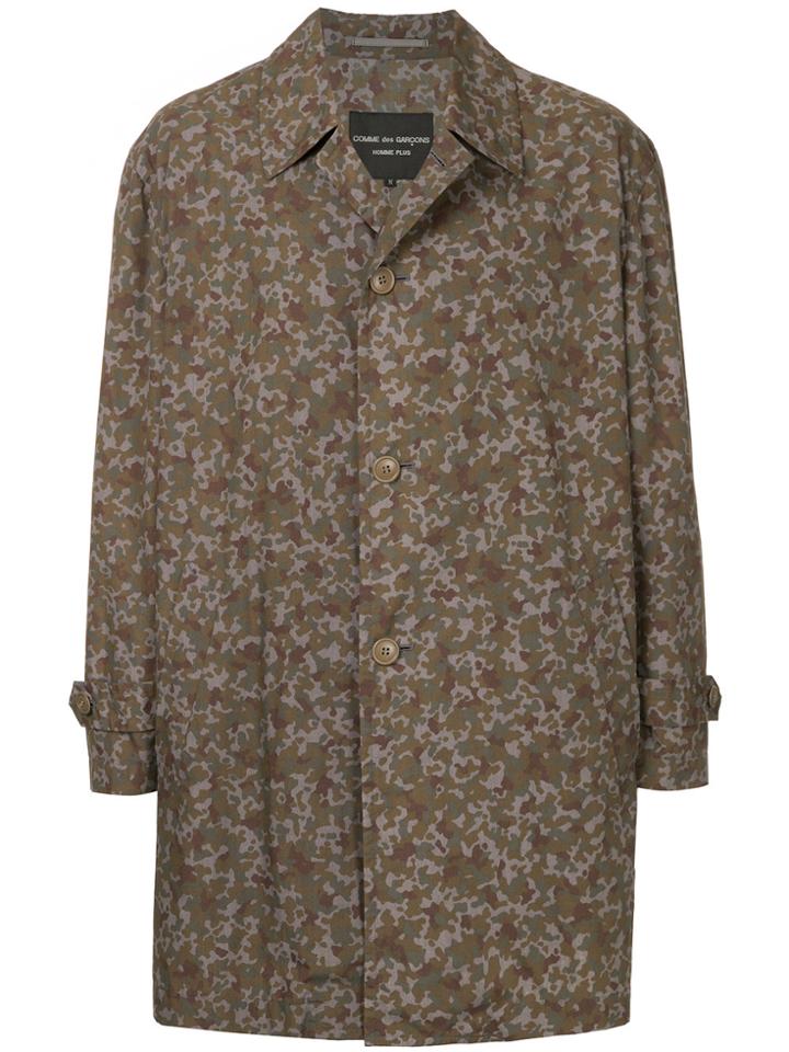 Comme Des Garçons Vintage Camouflage Lightweight Coat - Brown