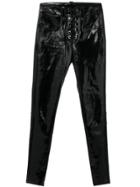 Msgm Skinny Fit Track Leggings - Black