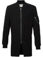 R13 Zipped Shirt, Men's, Size: Small, Black, Cotton/polyurethane