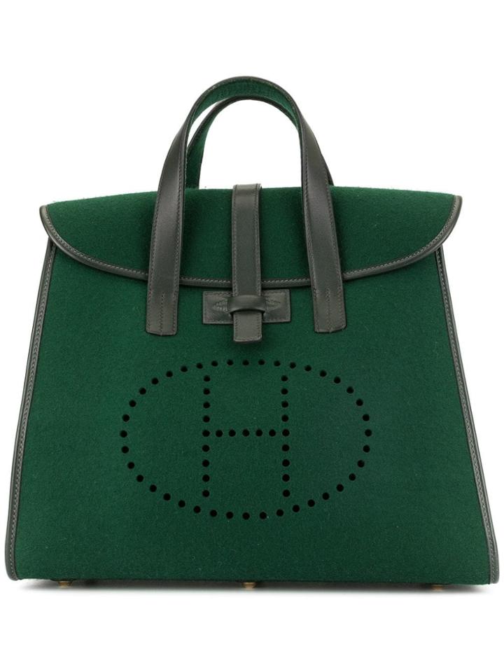 Hermès Vintage Foodu Handbag - Green