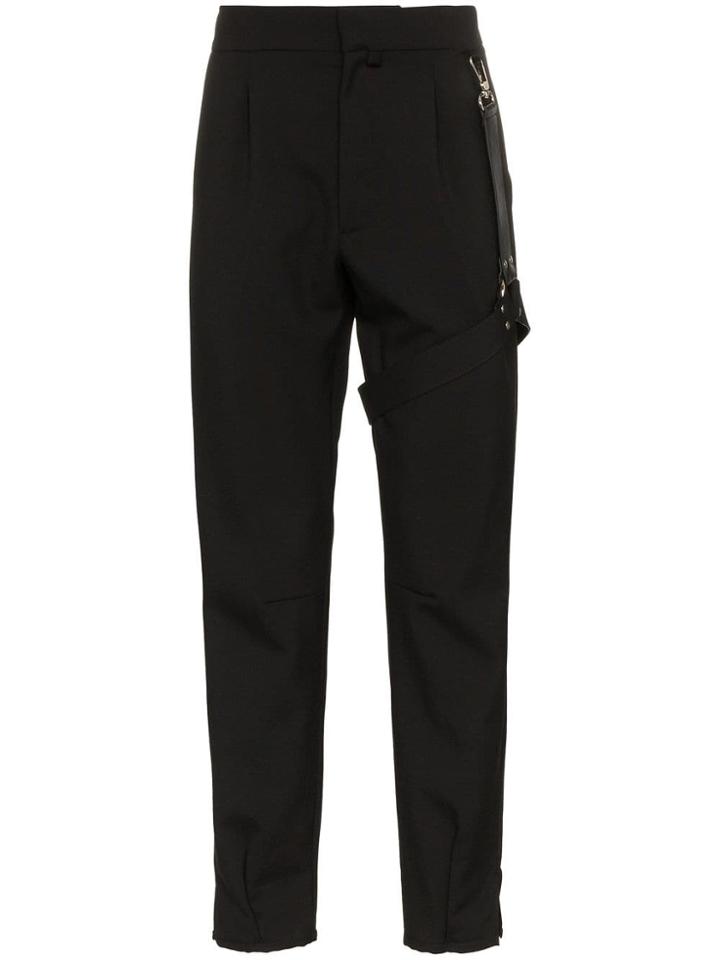 Alyx Bondage Strap Cotton-blend Trousers - Black