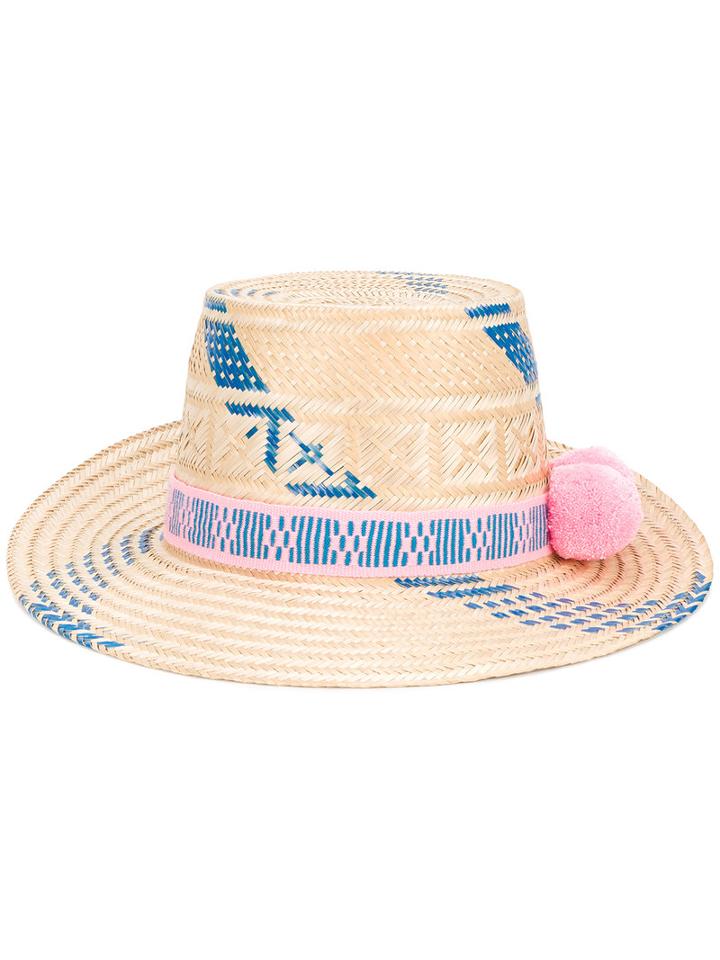 Yosuzi - Marea Hat - Women - Straw - One Size, Nude/neutrals, Straw
