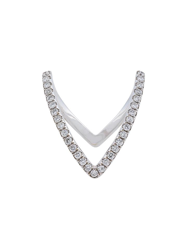 Yvonne Léon Vivianne Diamond Ring - Metallic
