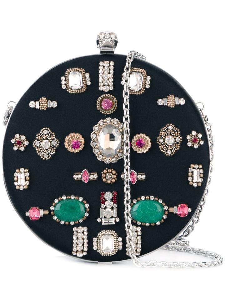 Alexander Mcqueen 'skull' Circle Clutch