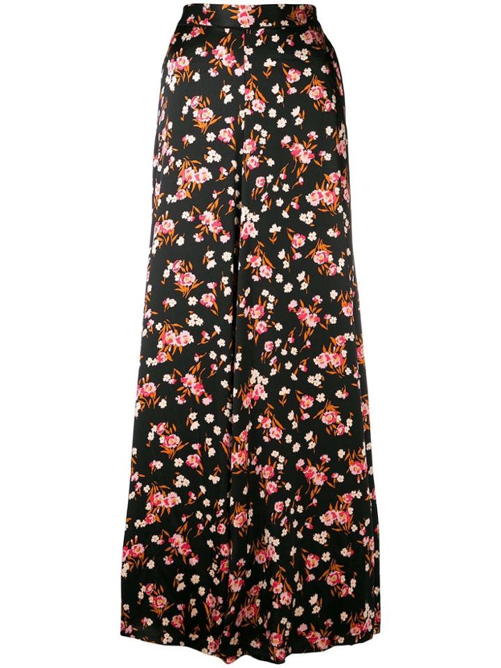 A.l.c. Seton Floral Print Trousers - Black