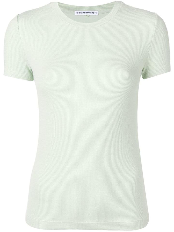 Alexander Wang Ribbed T-shirt - Green