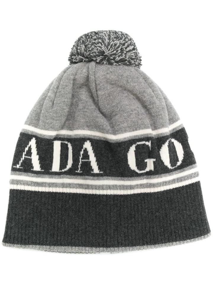 Canada Goose Pompom Beanie - Grey