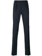 Pt01 Front Pleat Tailored Trousers - Blue