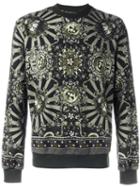 Dolce & Gabbana Carretto Siciliano Print Sweatshirt, Men's, Size: 48, Green, Cotton
