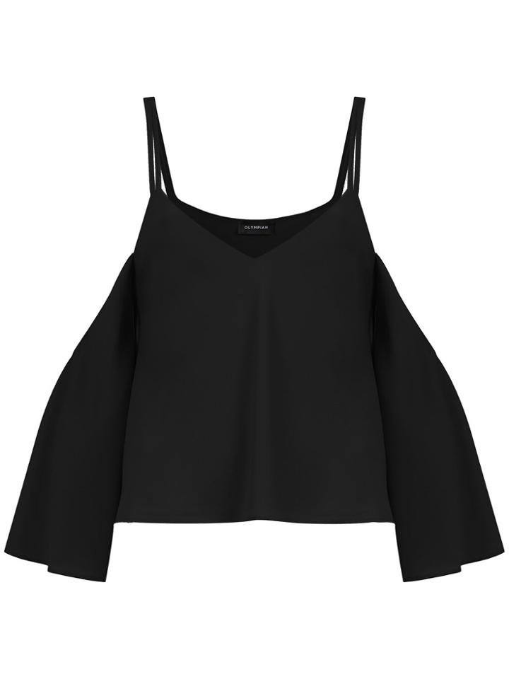 Olympiah Titicaca Cropped Top - Black