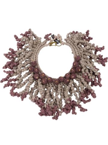 Afroditi Hera Lava Beads Necklace