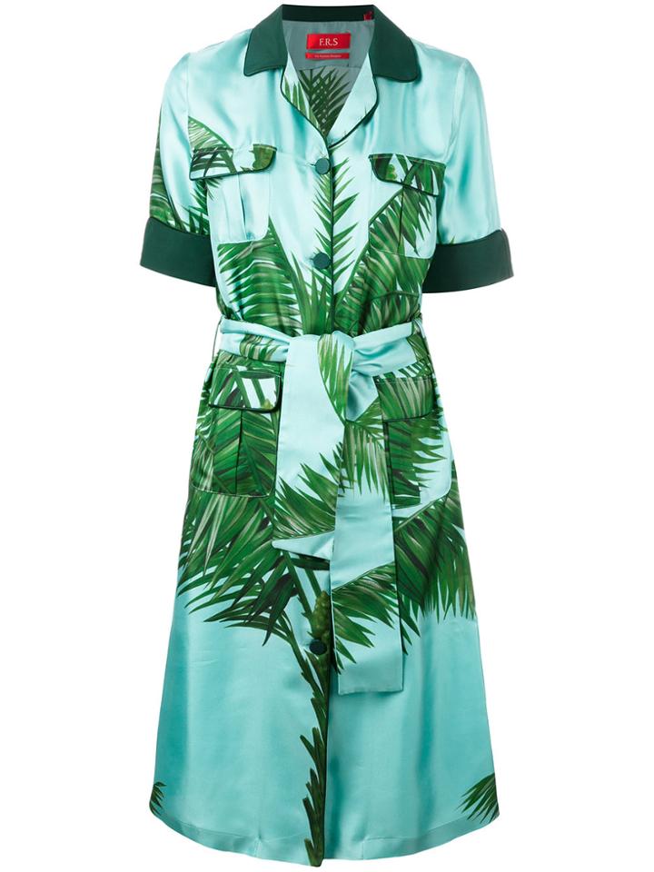 F.r.s For Restless Sleepers Meti Safari Dress - Green