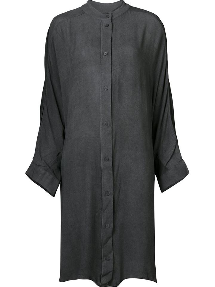 Lost & Found Ria Dunn Oversized Shirt, Women's, Size: Medium, Black, Silk