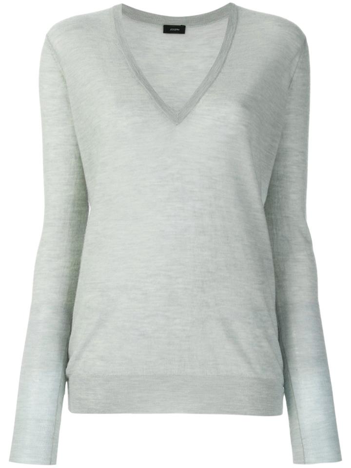 Joseph V-neck Pullover - Blue