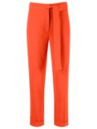 Talie Nk High Waist Trousers, Women's, Size: 38, Yellow/orange, Acetate/viscose